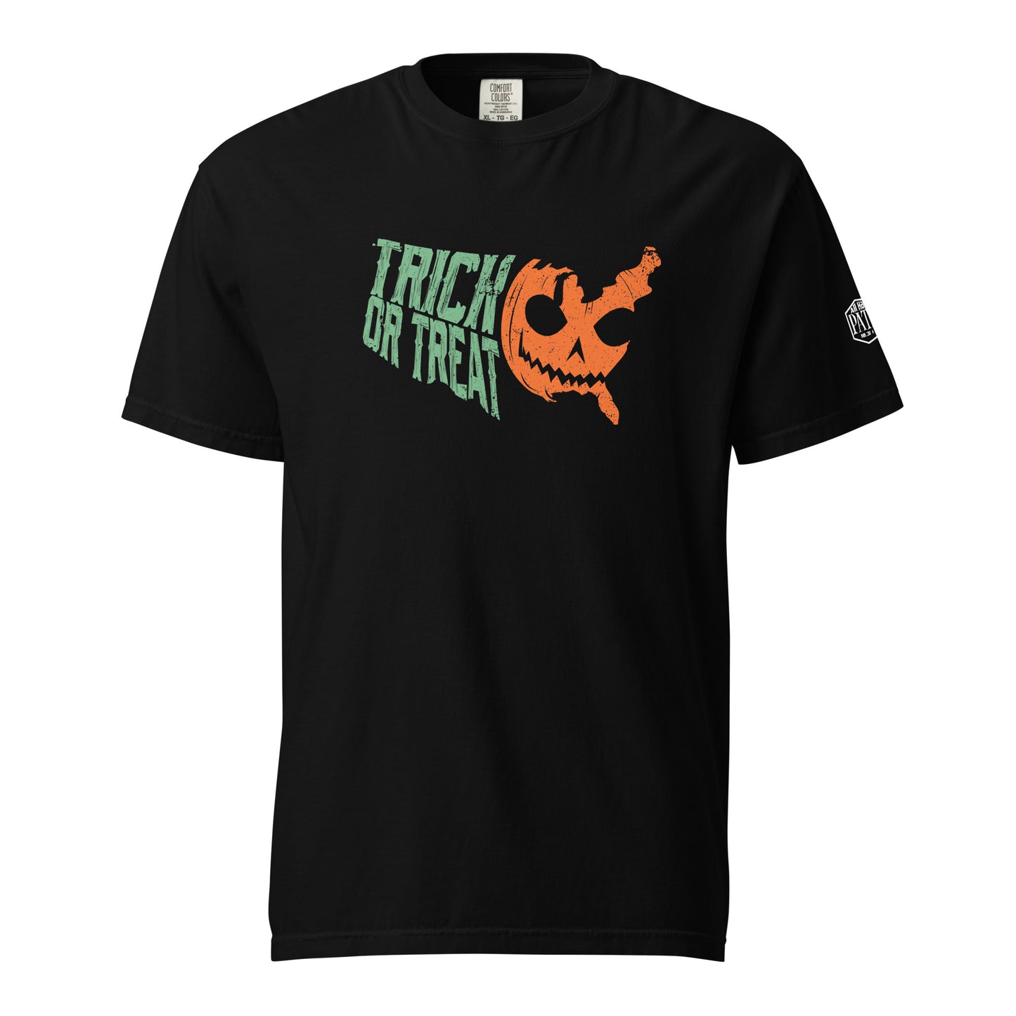 Trick Or Treat Across the USA Tee - Green Orange