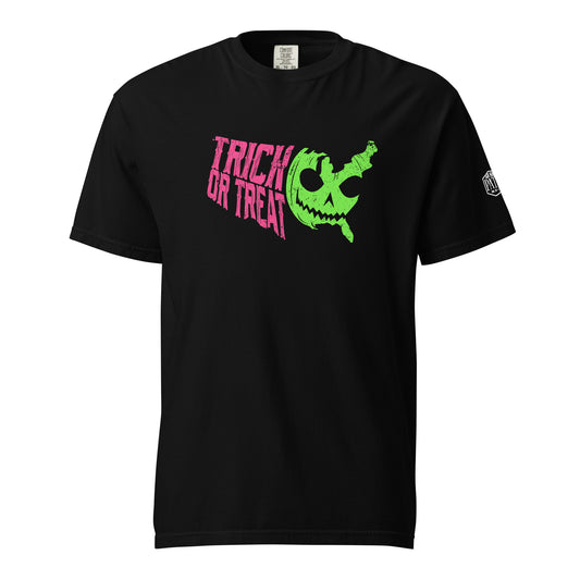 Trick Or Treat Across the USA Tee - Pink Green