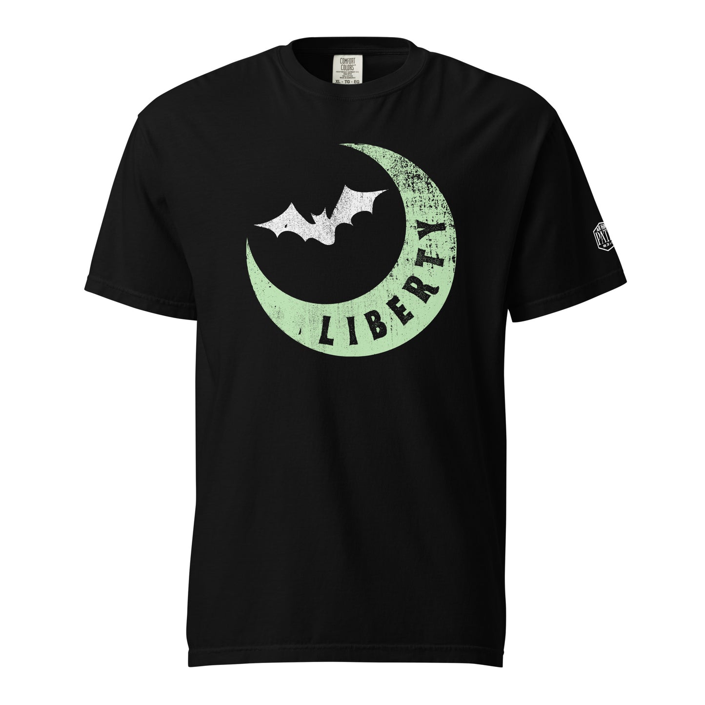 Moonlight Moultrie Liberty Single Bat T Shirt - Moss Green