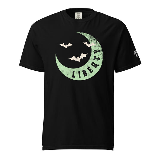 Moonlit Moultrie Liberty Bats T Shirt - Moss Green