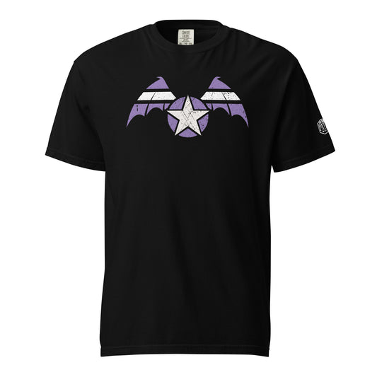 Bat Star - Purple & White