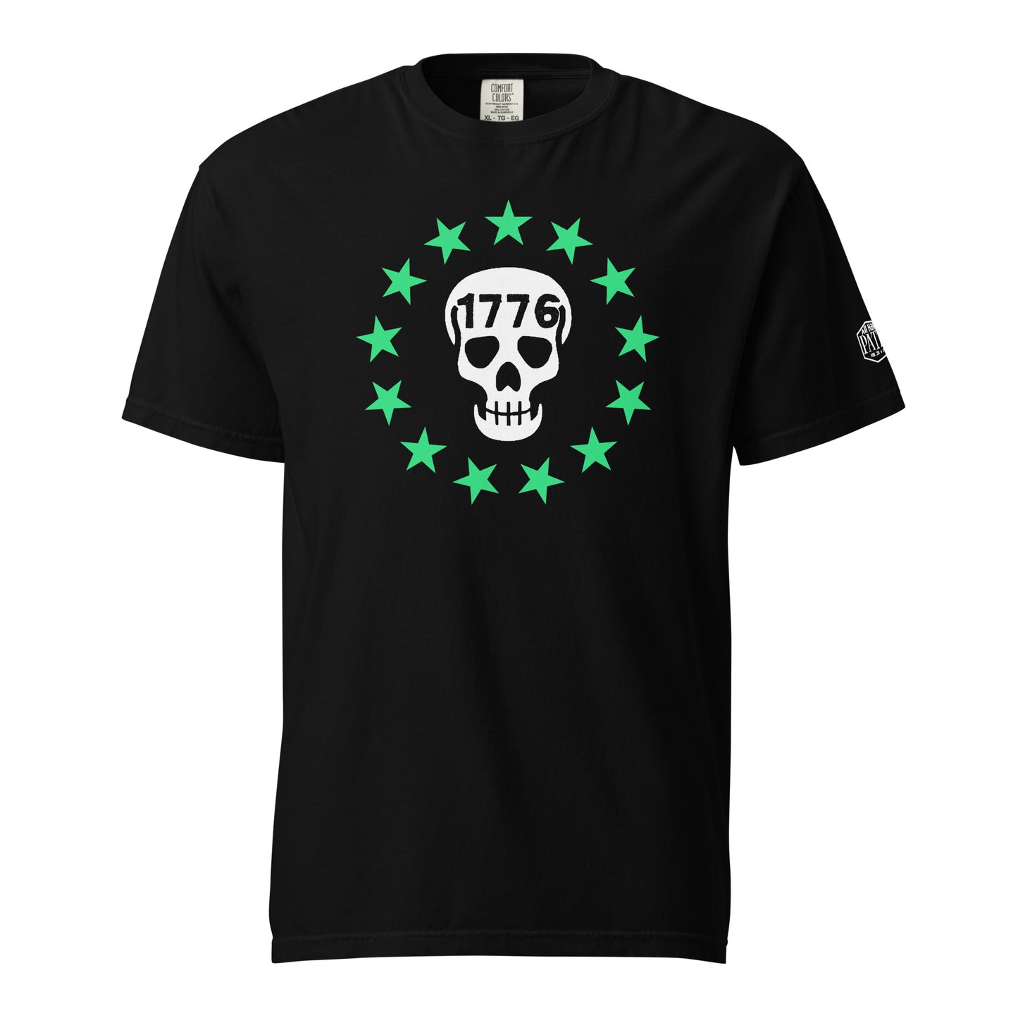 Skele-Betsy Ross 13 Stars Haunted Green