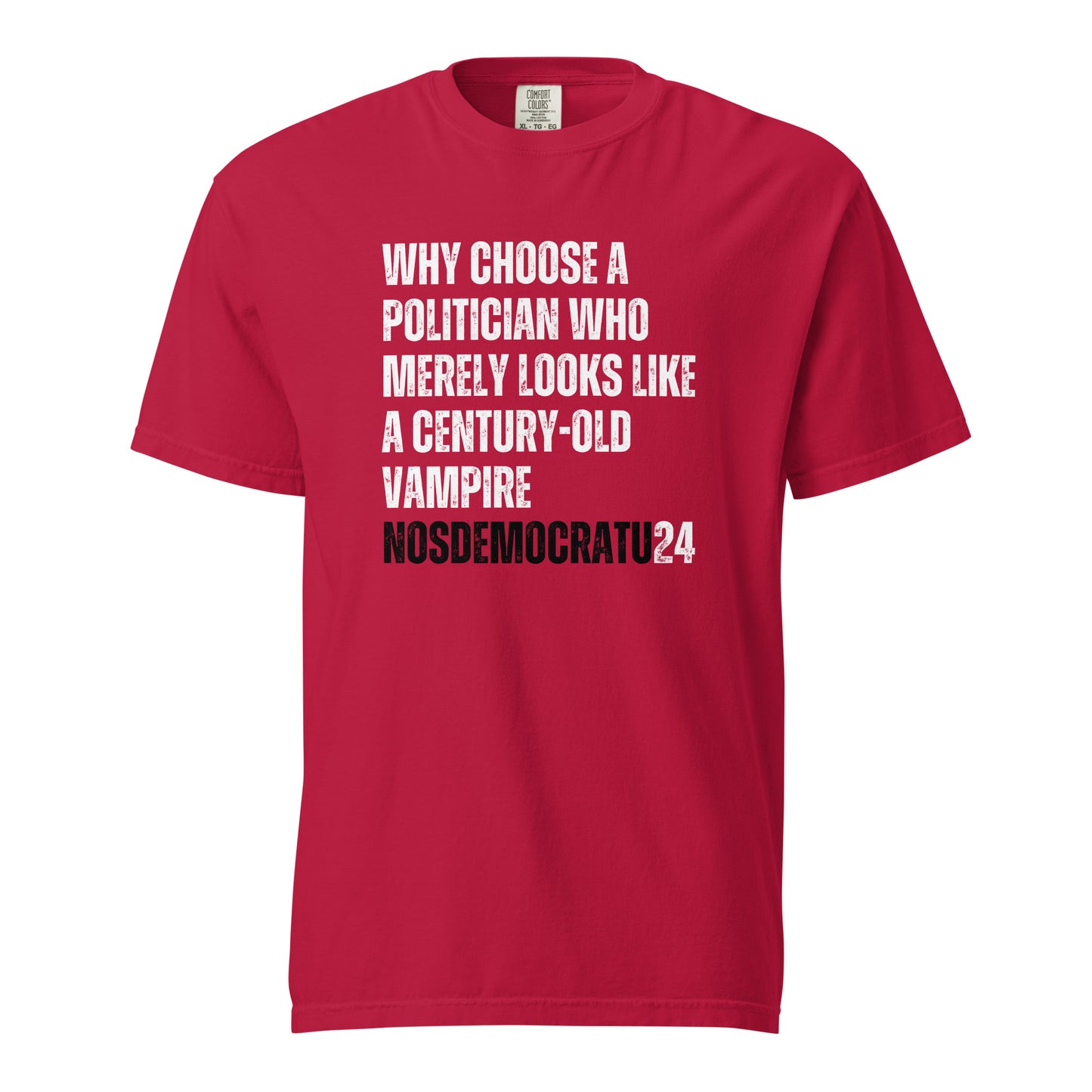 NosDemocratu Century Old Politician Red Shirt