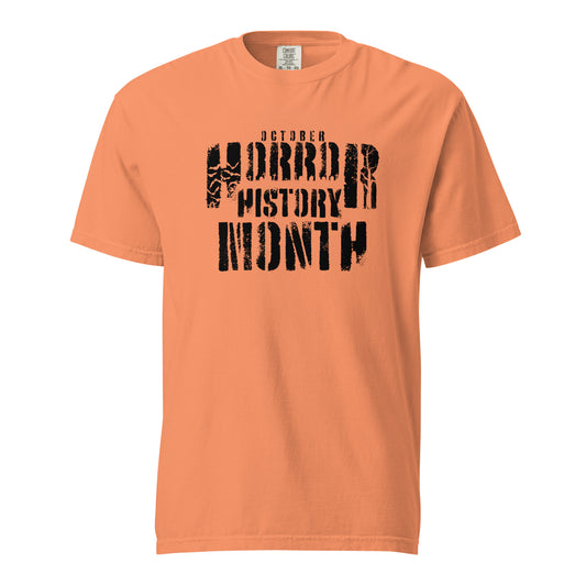 Horror History Month Orange Shirt