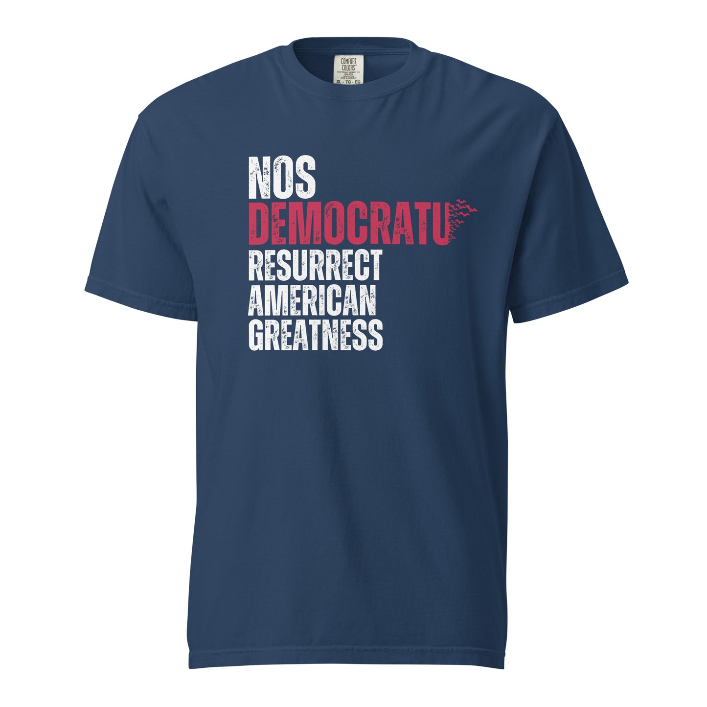 NosDemocratu Resurrect Big Blue Shirt