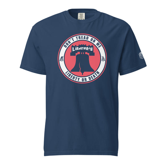 Liberty Bell Don't Tread On Me Blue Shirt